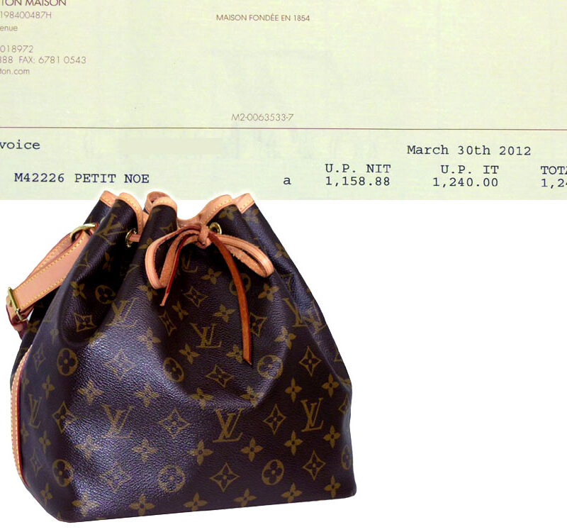 Louis Vuitton M42226 Monogram Petit Noe (AR4181)-0