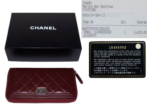 Chanel 16488992 Red Boy Chanel Zip Long Wallet-0