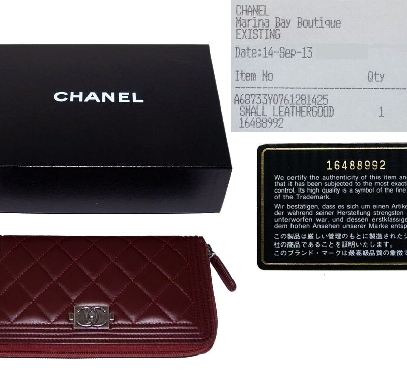 Chanel 16488992 Red Boy Chanel Zip Long Wallet-0