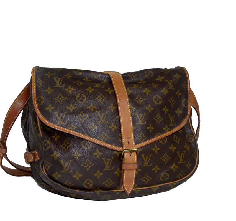 Louis Vuitton M42254 Saumur 35 Vintage Messenger Sling Bag for Unisex-0
