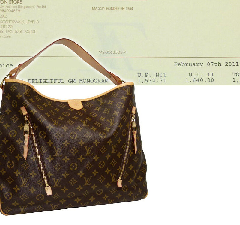 Louis Vuitton M40354 Delightful GM Hobo Large Bag-0