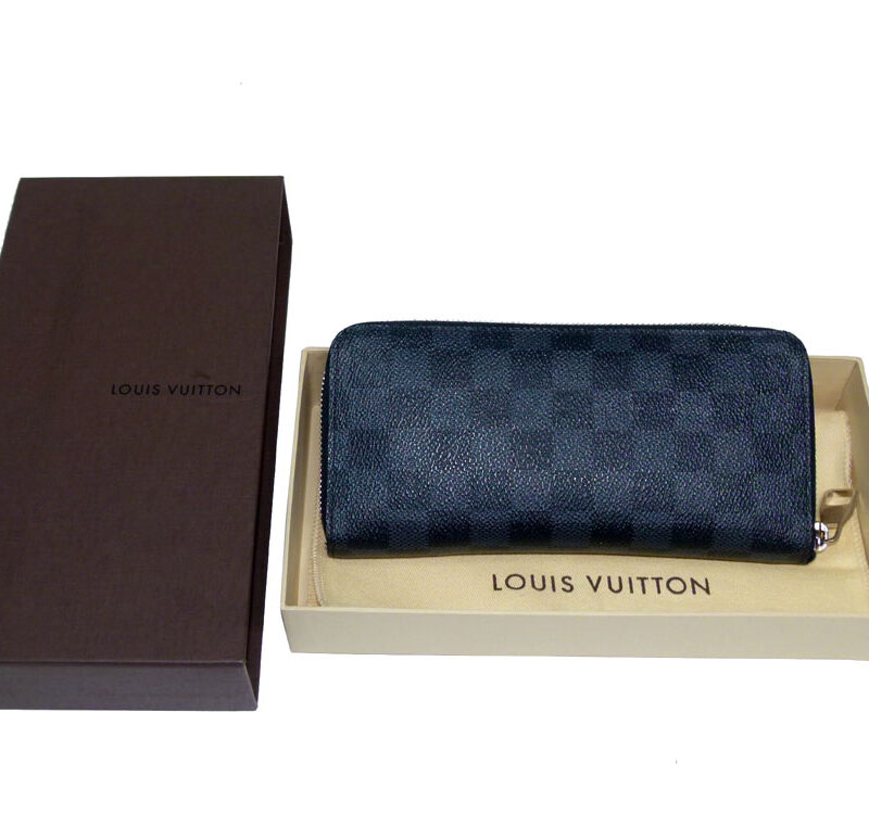 LV N63095 Damier Graphite Masculine Zippy Wallet -0