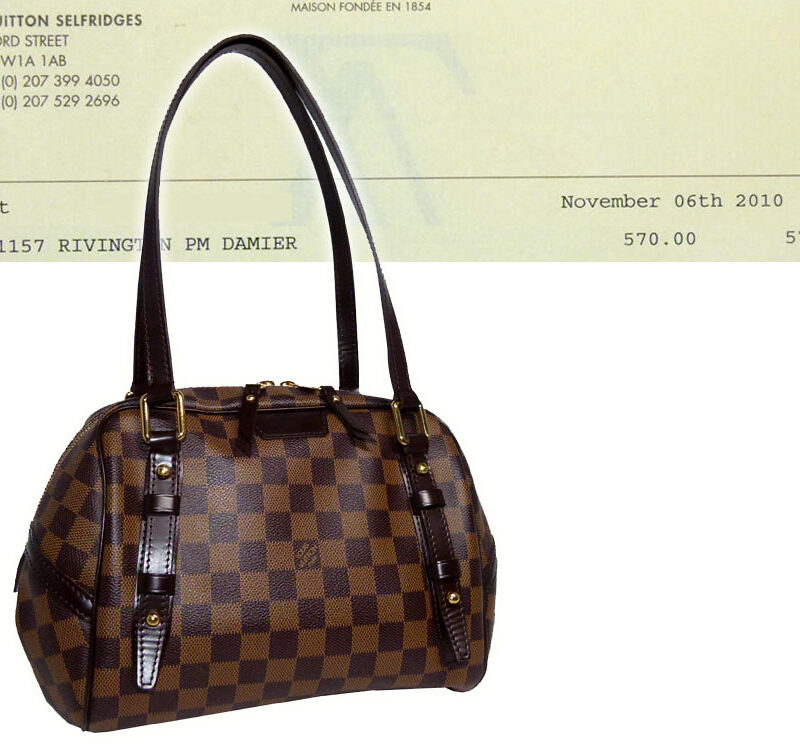 Louis Vuitton N41157 Damier Rivington PM-0