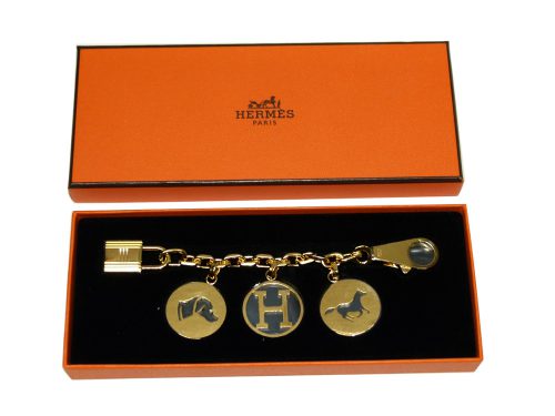 Hermes Gold Breloque Olga Bag Charm -0
