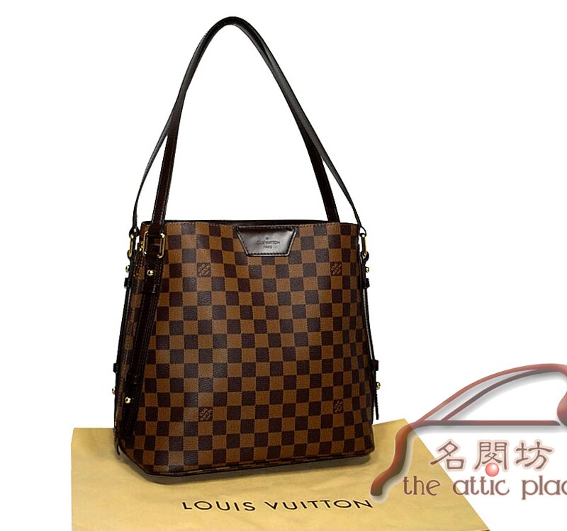 Louis Vuitton N41108 Damier Canvas Cabas Rivington Document/ Shopping Shoulder-0