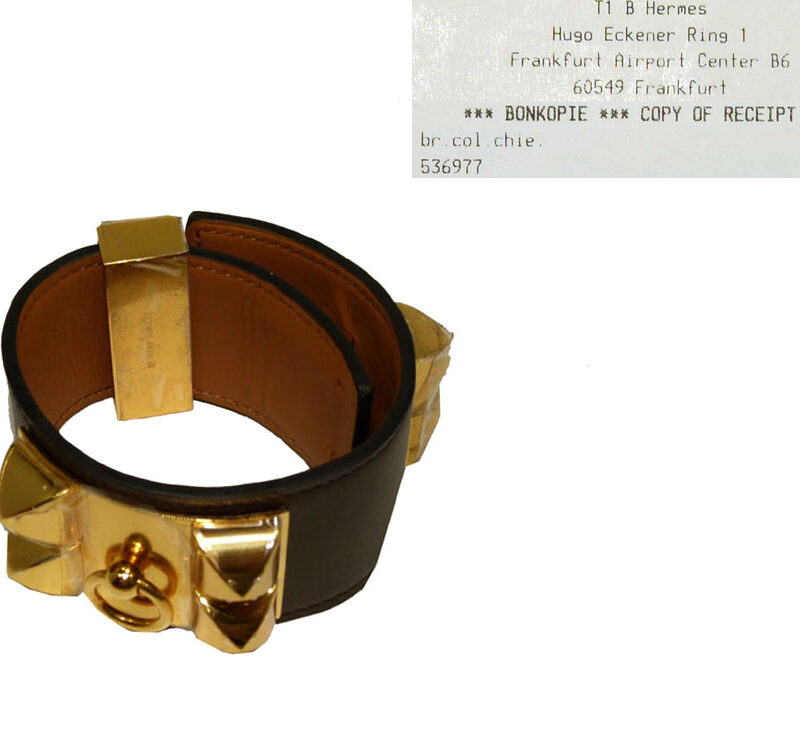 Hermes CDC Chocolate Chamonix Leather Gold Hardware Q Stamp S Size -0