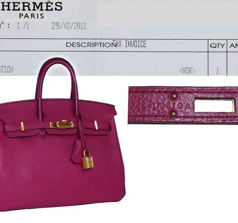 Hermes Birkin 25 Rubis Togo "N" Stamp Clemence with Gold Hardware-0