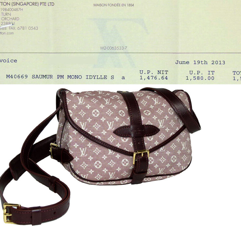 Louis Vuitton M40669 Mini LIn Idylle Saumur PM -0