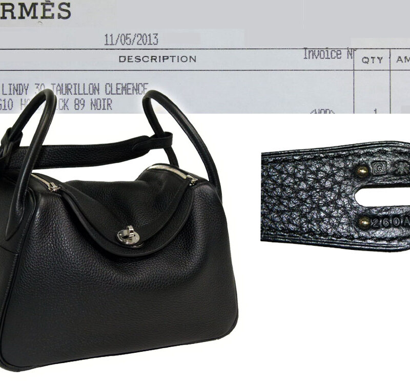 Hermes Lindy 30 Black Clemence Leather "Q" Stamp Shoulder/ Tote Bag-0