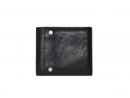 Balenciaga 286089 Black Distressed Men Screws 8 Cards Wallet-0