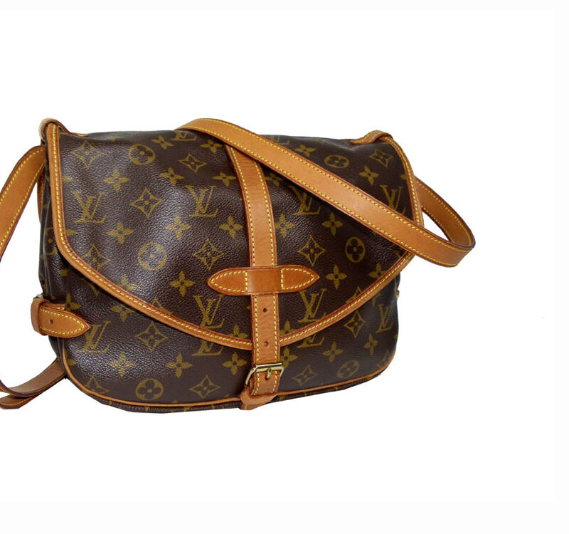 Louis Vuitton M42256 Monogram Canvas Saumur 30 Messenger -0