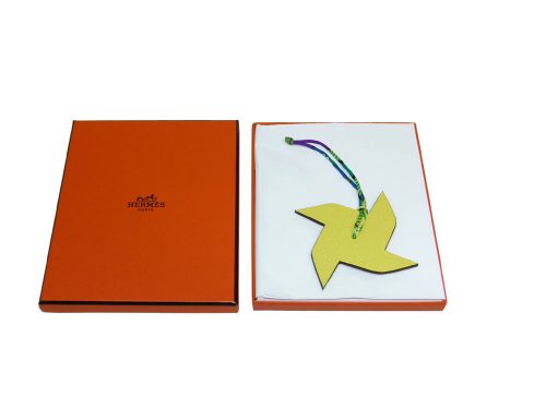 Hermes Jaune/ Tosca Windmill Bag Charm-0