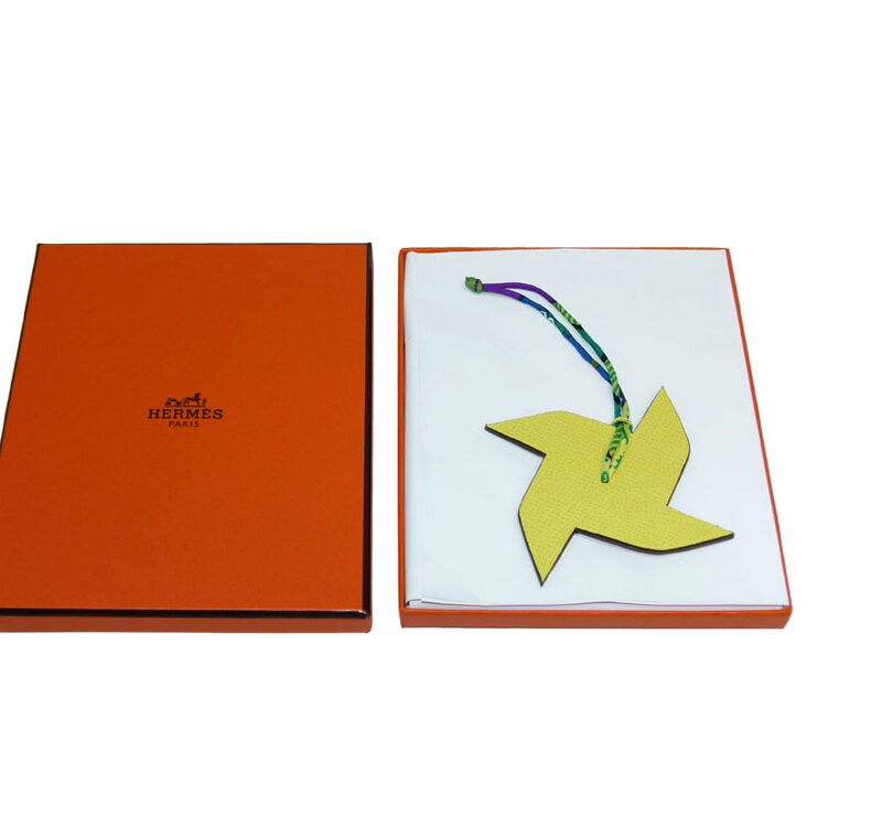 Hermes Jaune/ Tosca Windmill Bag Charm-0