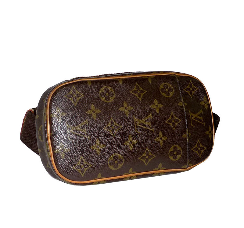 Louis Vuitton M51870 Monogram Canvas Waist Pouch, Pochette Gange (CA0035)-0