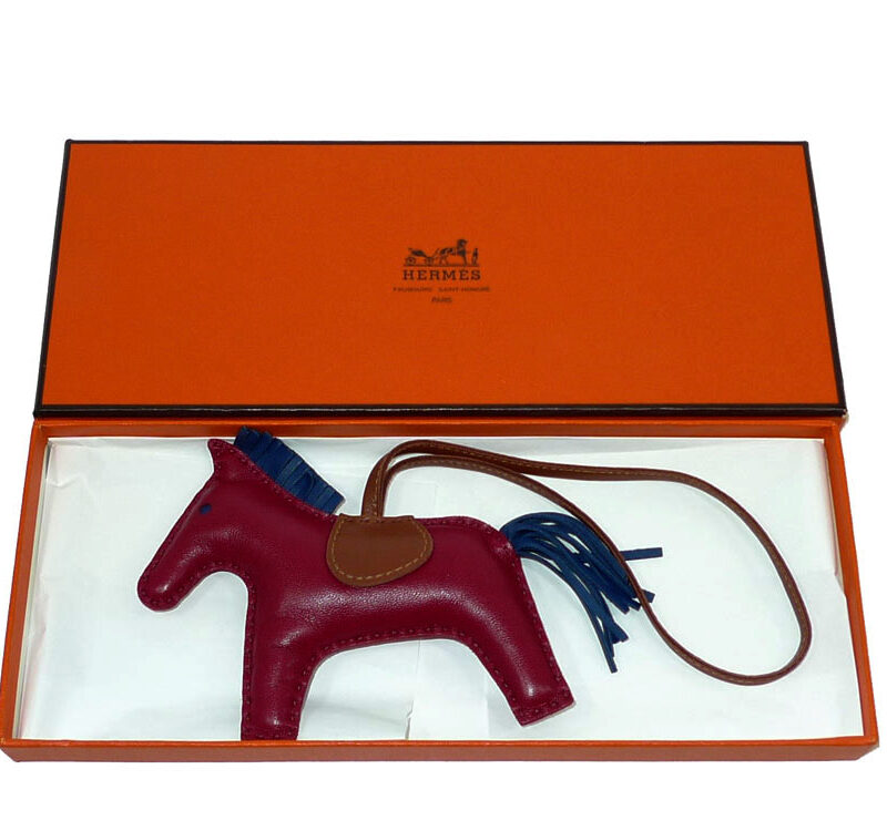 Hermes Rodeo PM Rubis Horse Bag Charm Small Sizw-0