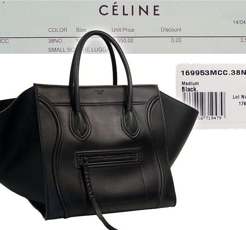 Celine 169953 MCC Black Luggage Phantom Bag-0