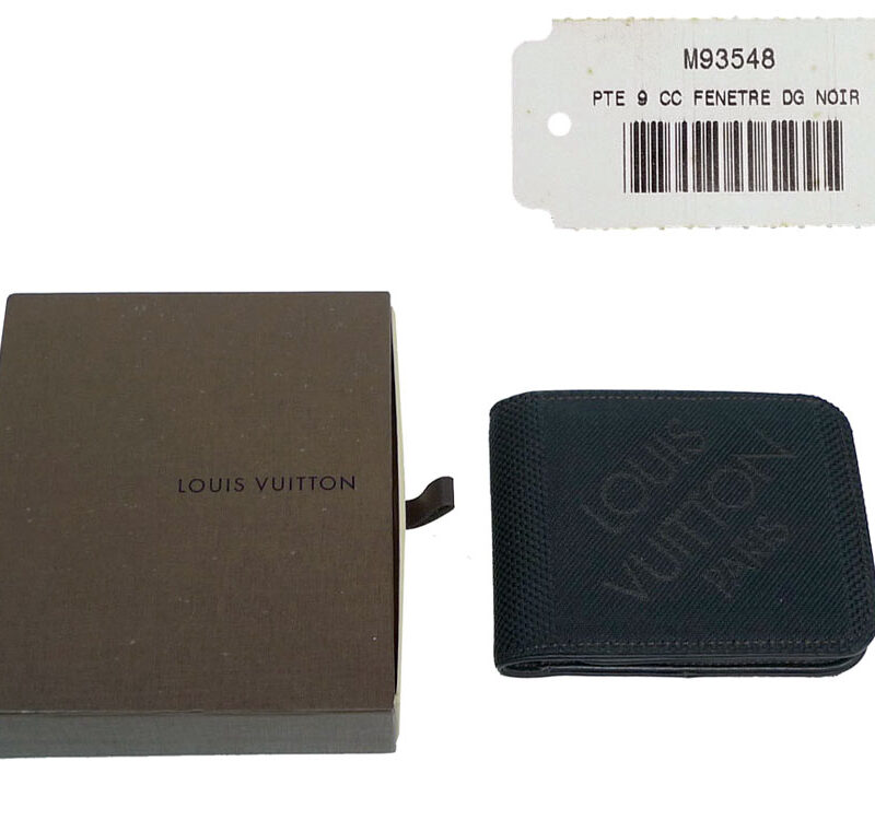 Louis Vuitton M93548 Damier Geant Canvas 9 Cards Wallet w Photo compartment-0