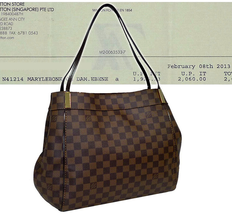 Louis Vuitton N41214 Damier Ebene Marylebone GM Document Bag-0