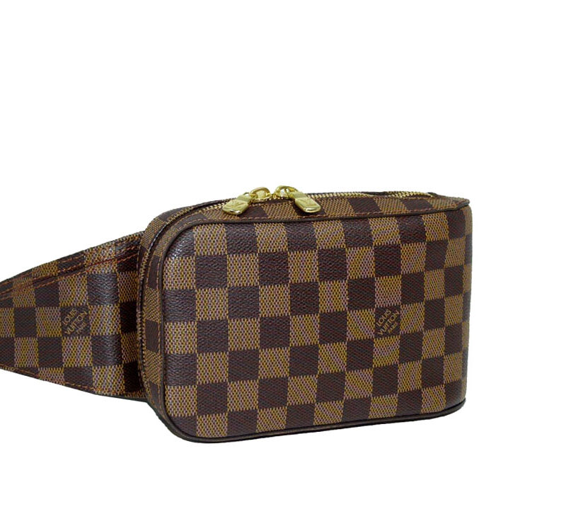 Louis Vuitton N51994 Damier Ebene Geronimos Waist Pouch/ Shoulder Pouch-0