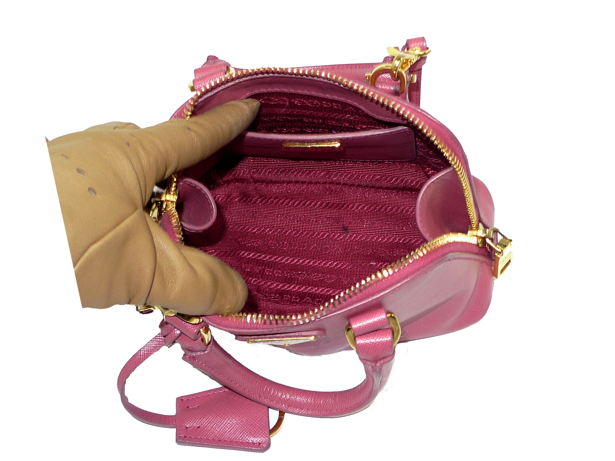 Prada BL0851 Tamparis Saffiano Lux Crossbody Bag-28164