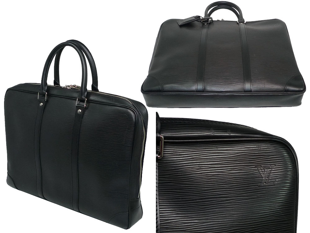 Louis Vuitton M59092 Epi Black Soft Briefcase (BA3180)-28271