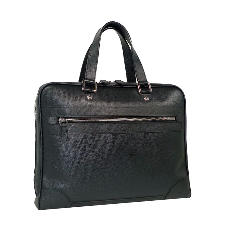 Louis Vuitton M31172 Igor Grey Ardoise Taiga Leather Document Bag-0