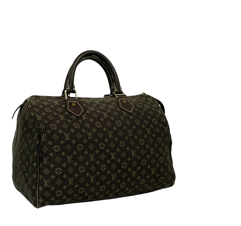 Louis Vuitton Mini Lin Ebene Speedy 30 (SP6068)-0
