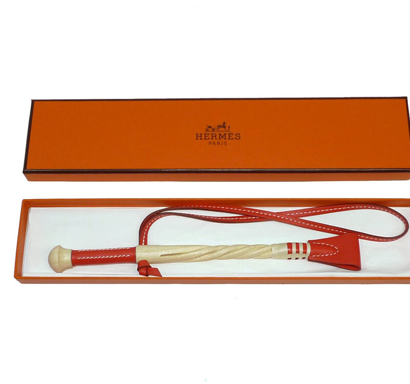 Hermes Capucine Horse Wipe Bag Charm -0