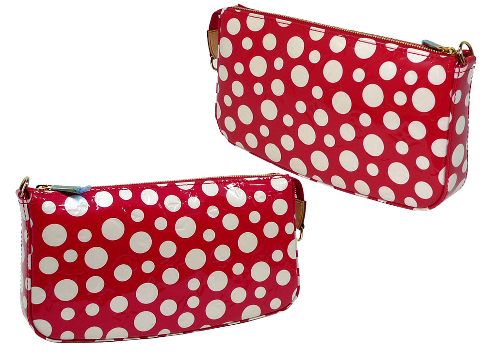 Louis Vuitton M91428 Red Monogram Vernis Dots Infinity Pocette Accessories (DR2192)-29006