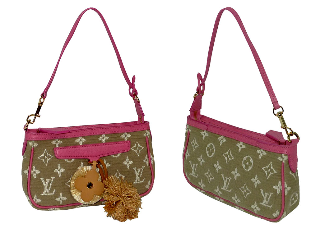 Louis Vuitton M93069 Cruise 2011 Monogram Sabbia Pochette Accessoires Rose Evening /Clutch Bags-29009