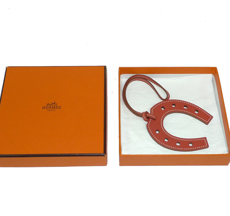 Hermes Horseshoe Sanguine De Sac Paddock Bag Small Charm Collection-0