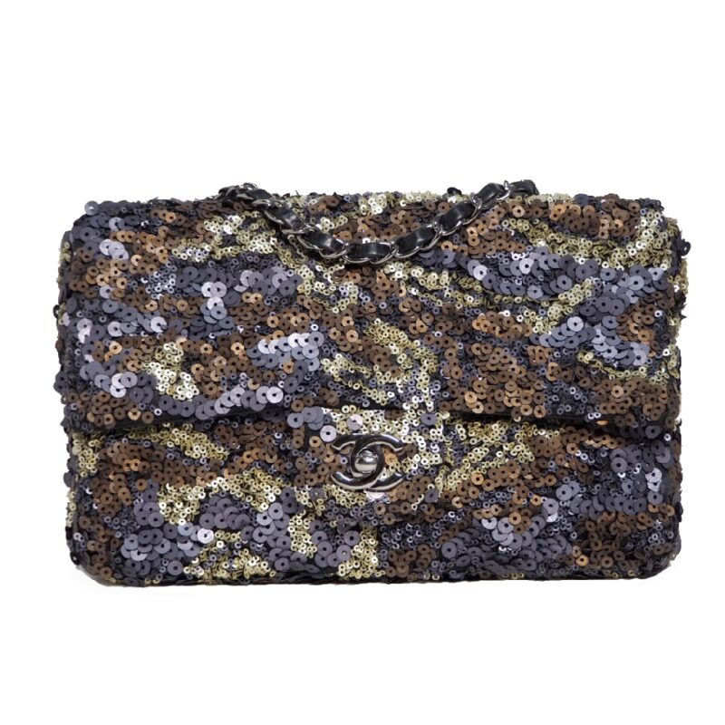 Chanel 17625151 Multicolor Sequin Timeless Classic Flap Bag - Pre Spring 2013-0