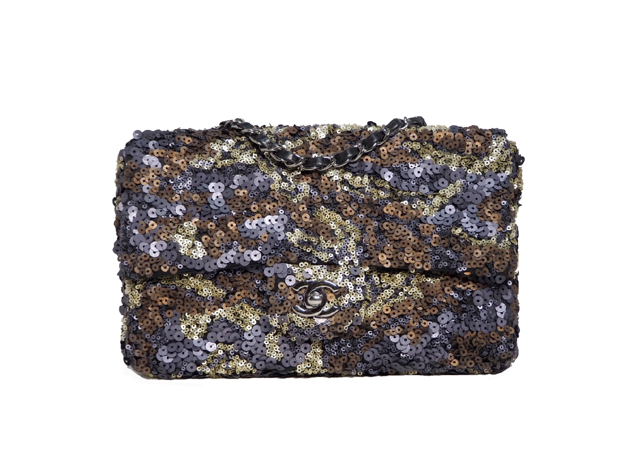 Chanel 17625151 Multicolor Sequin Timeless Classic Flap Bag - Pre Spring 2013-0