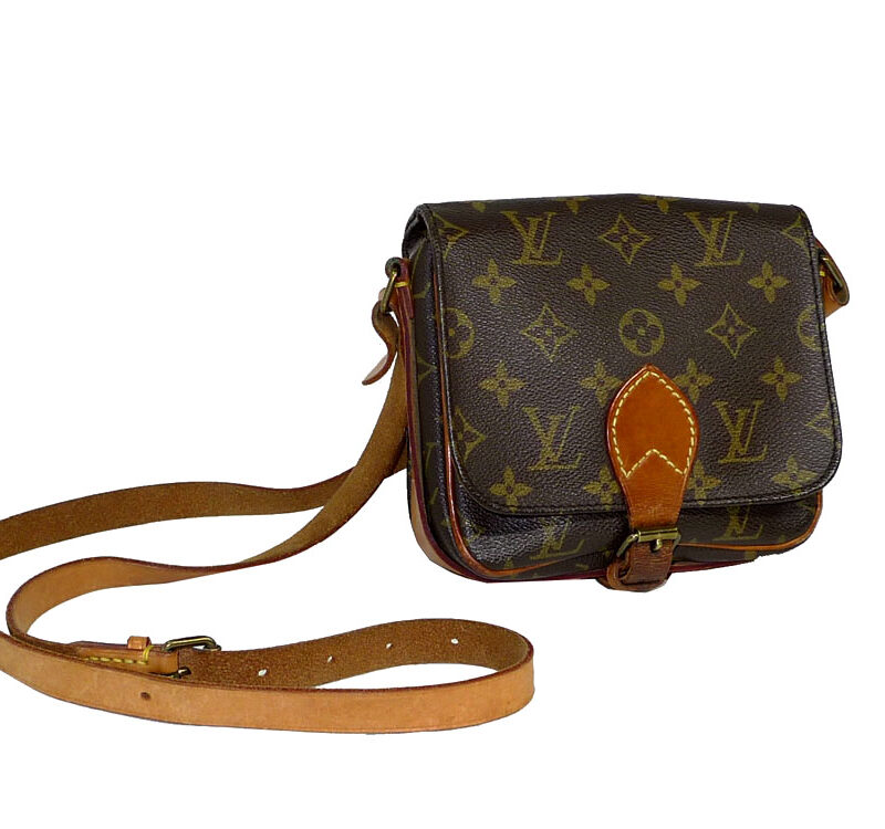 Louis Vuitton M51254 Vintage Cartouchiere Small Messenger Bag (7x6")-0