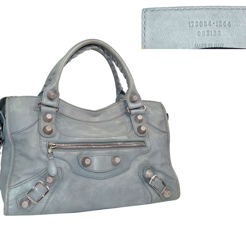 Balenciaga 173084 Light Grey Giant City SHW w/o Mirror-0
