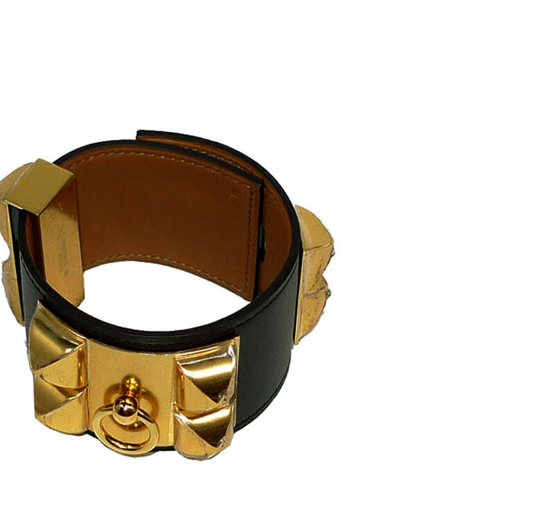 Hermes CDC R Stamp Black CDC Veau Chamonix S Size Gold Hardware-0