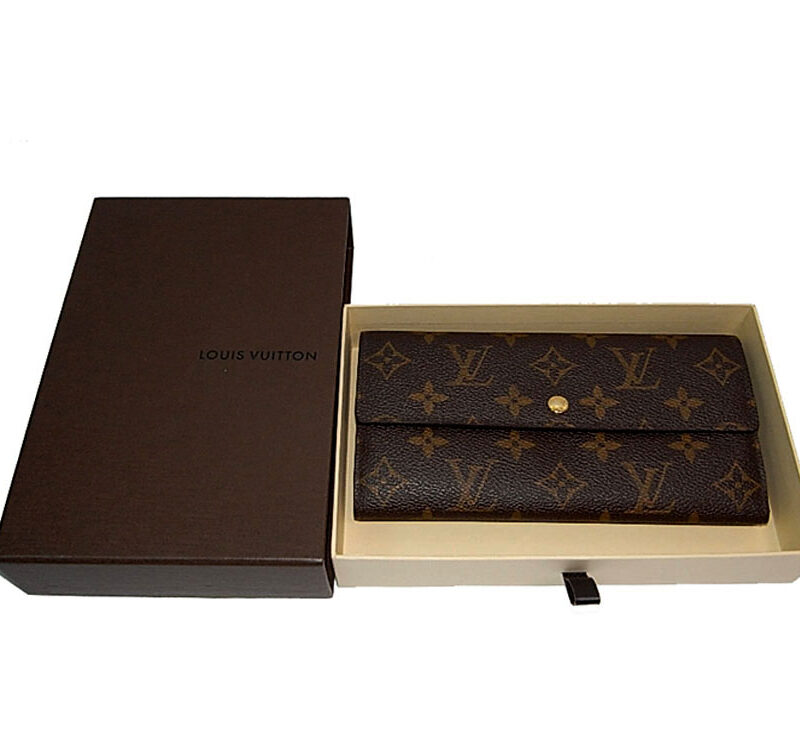 Louis Vuitton M61734 Monogram Canvas Sarah Wallet-0