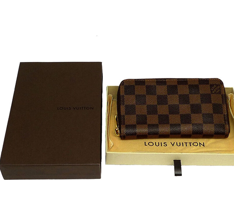 Louis Vuitton N60028 Damier Zippy Compact Wallet ( MI4191)-0