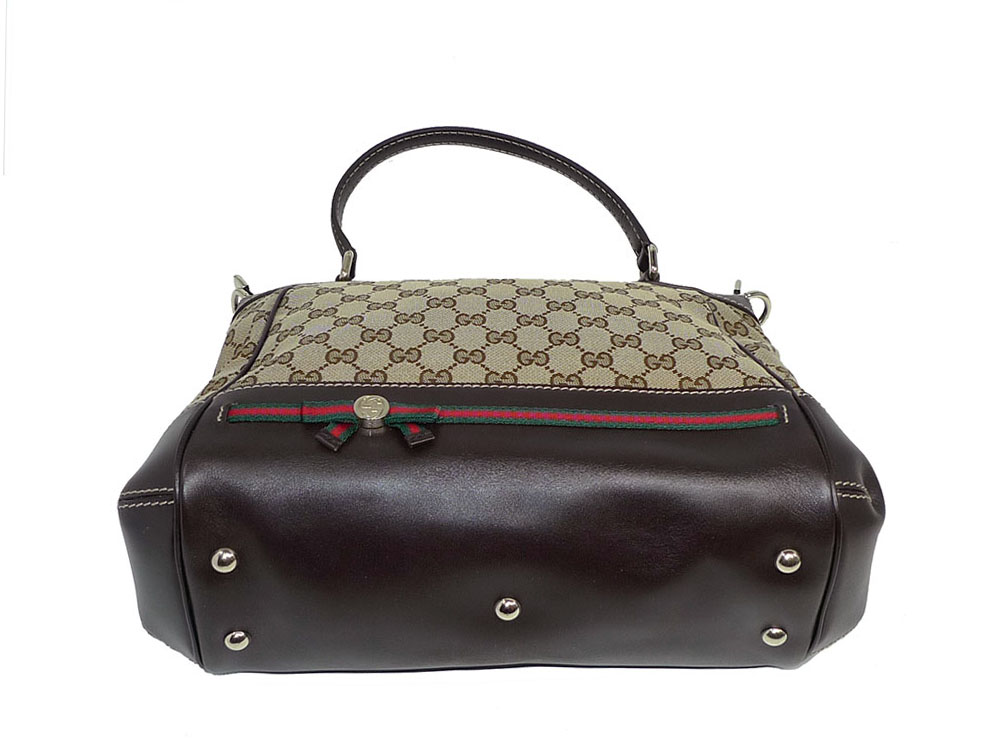 Gucci 269894 Mayfair Bow Detail Top Handle Bag-29822