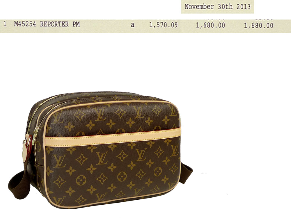 Louis Vuitton M45254 Monogram Canvas Reporter PM -0