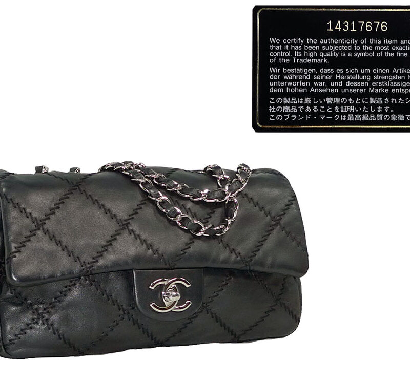 Chanel 14317676 Black Calf Ultimate Soft SHW-0