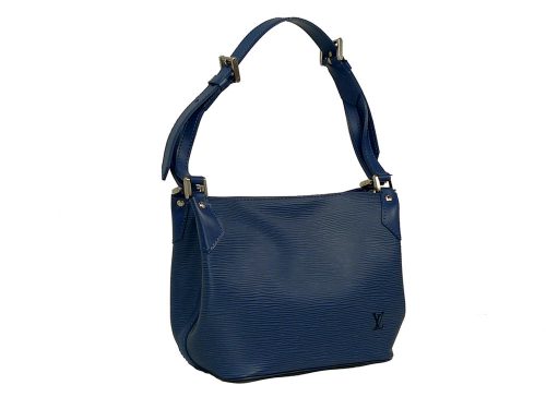 Louis Vuitton M5893G Epi Leather Blue/ Myrtille Mandara PM Shoulder Bag-0