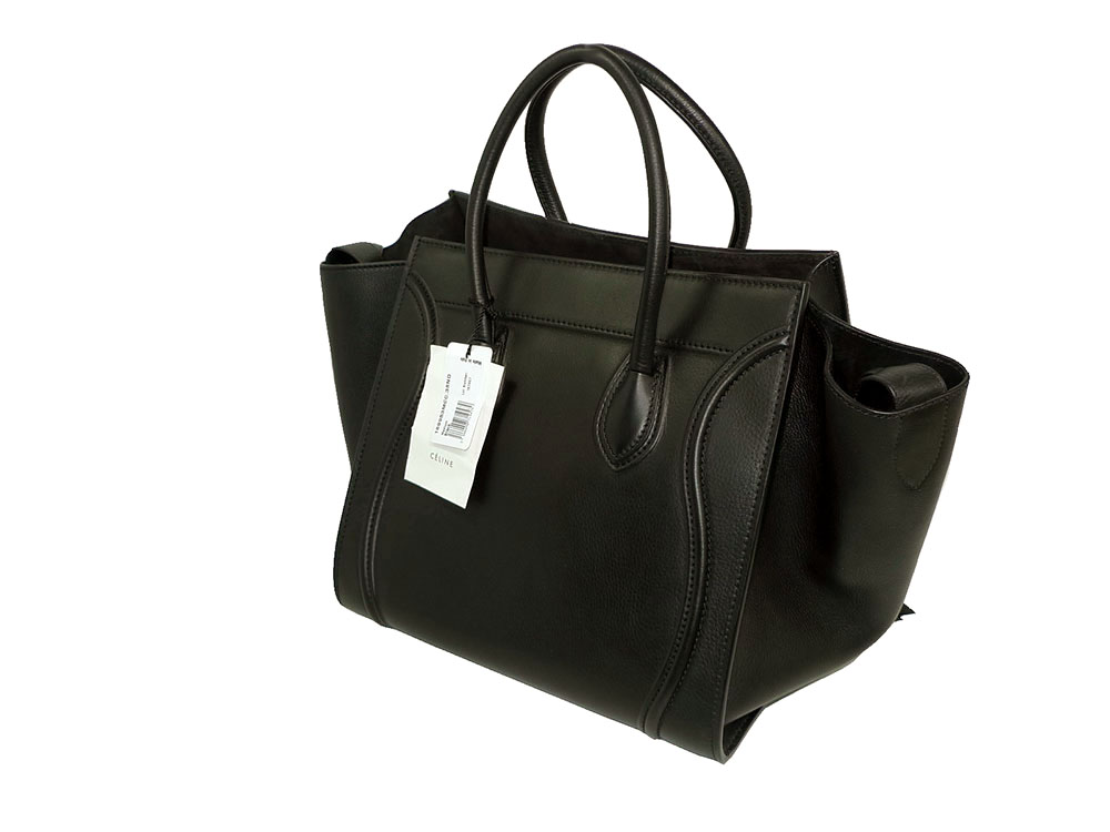 Celine 169953 MCC Black Medium Phantom Luggage -30216