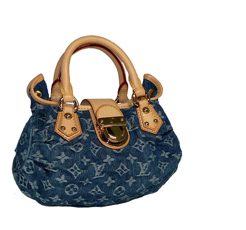 Louis Vuitton M95020 Denim Blue Pleaty Tote-0