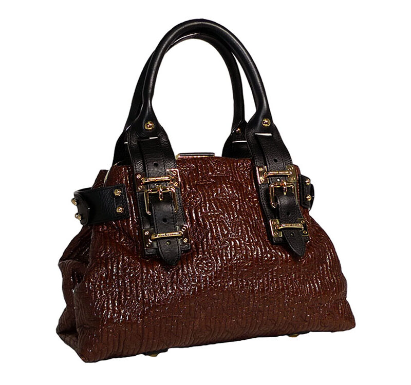 Louis Vuitton Limited Embossed Leather w Clapse Tote-0