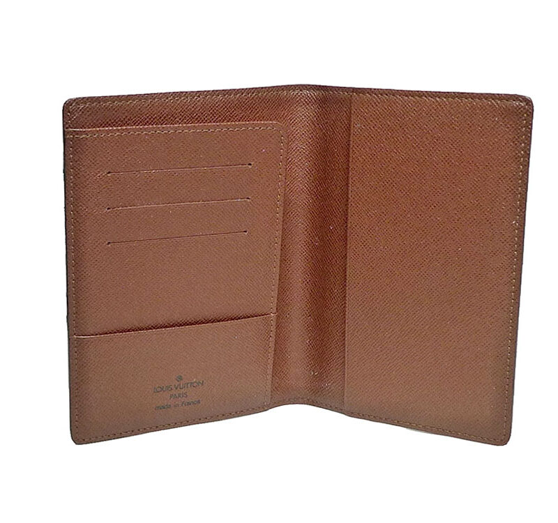 Louis Vuitton M60181 Monogram Canvas Passport Cover (AR2058)-0
