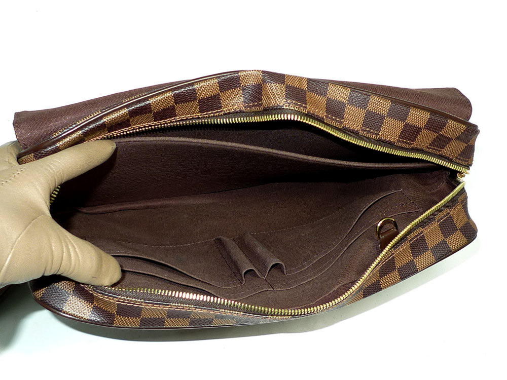 Louis Vuitton N41148 Shelton GM Damier Ebene Messenger/ Laptop Bag-30294