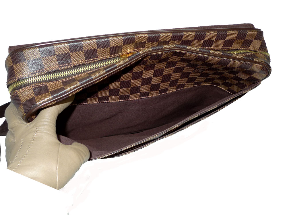 Louis Vuitton N41148 Shelton GM Damier Ebene Messenger/ Laptop Bag-30295