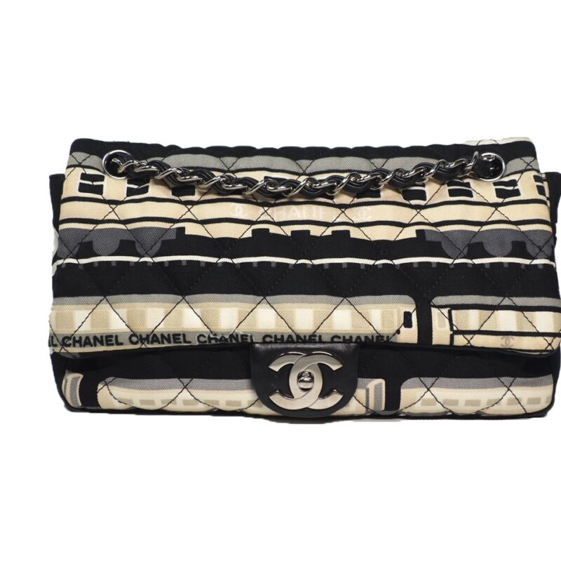 Chanel 11023789 Coco CC Central Station Cruise Collection Medium Flap SHW-0