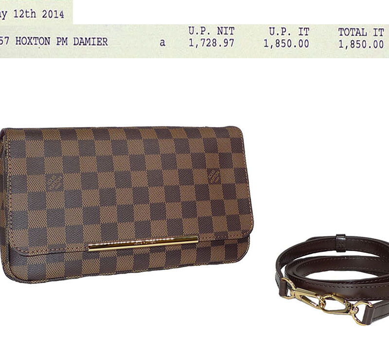 Louis Vuitton N41257 Damier Hoxton PM Messenger-0